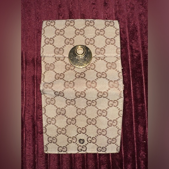 Gucci Eclipse GG Canvas Ivory Compact Wallet - Picture 9 of 13